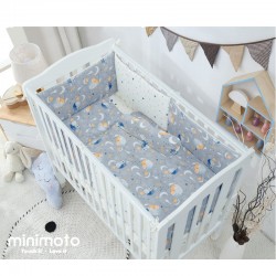 Minimoto 狐狸小灰熊10件床品套裝