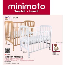 Minimoto 馬來西亞船木迷你嬰兒床 - 40 x 24"