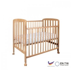Minimoto 馬來西亞船木迷你嬰兒床 - 40 x 24"