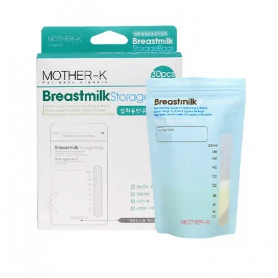 Mother-K 溫感母乳抗菌袋 200ml - 30 pcs