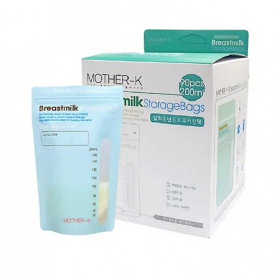 Mother-K 溫感母乳抗菌袋 200ml - 90 pcs