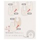 西松屋全棉口水肩 (熊、剪豬、圓點) - 3枚裝