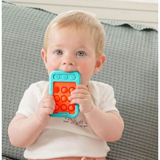 Nuby 趣樂噗噗電過牙膠 - 紅色