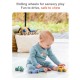 Nuby 汽車矽膠固齒牙膠玩具