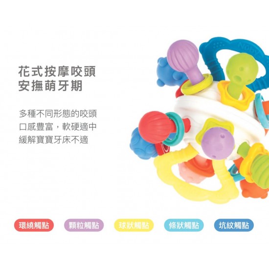 Nuby 扭扭玩具牙齦按摩牙膠球