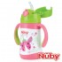 Nuby Clik-it™ 不锈钢真空按键式保暖吸管杯 280ml - 甲虫