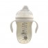 Obnabebo PPSU 吸管式奶瓶附手柄 280ml - 白色