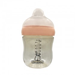 Obnabebo PPSU 奶瓶 (6 oz 配 0M+奶嘴) - 粉紅