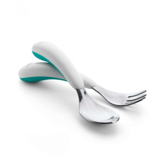 OXO tot 嬰兒用叉匙組合 - Teal