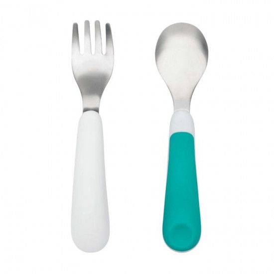 OXO tot 嬰兒用叉匙組合 - Teal