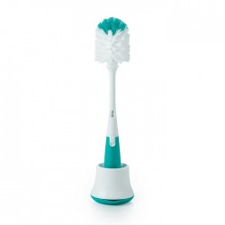OXO Tot 奶瓶清潔刷連座 - 藍綠色