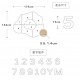 Pato Pato 太陽蛋成長遊戲地墊 (白色蛋+黃色數字)  (PT-032)