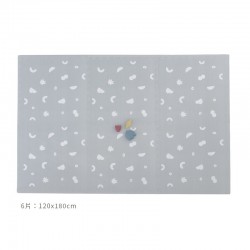 Pato Pato 自然系風格地墊 (抗菌款)  60 x 60 x 1.4 cm x 6片 - 小島拾石 (灰)