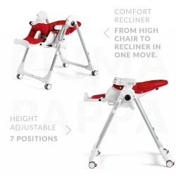 Peg Perego PRIMA PAPPA FOLLOWME 餐椅 - 灰色
