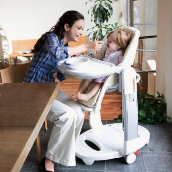 Peg Perego TATAMIA 多用途兒童餐椅 - 淺綠
