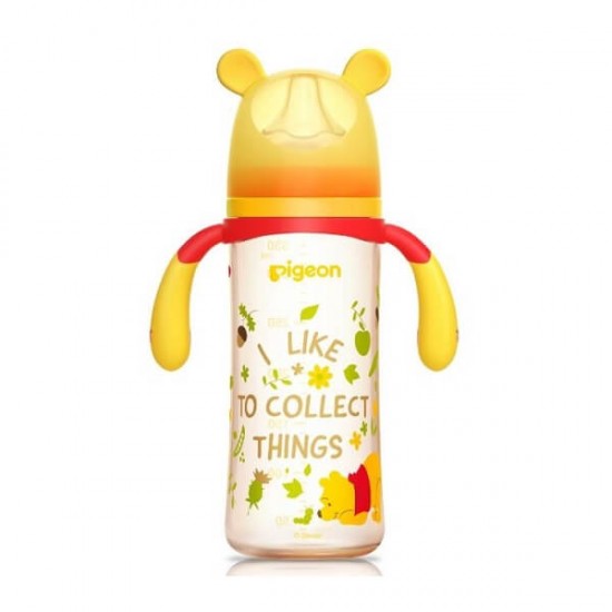 Pigeon 迪士尼 PPSU 寬口奶瓶 - 小熊維尼豐收時光 (LL), 330ml 