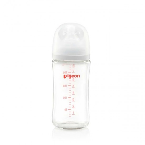 Pigeon 玻璃闊口奶瓶 - 240 ml