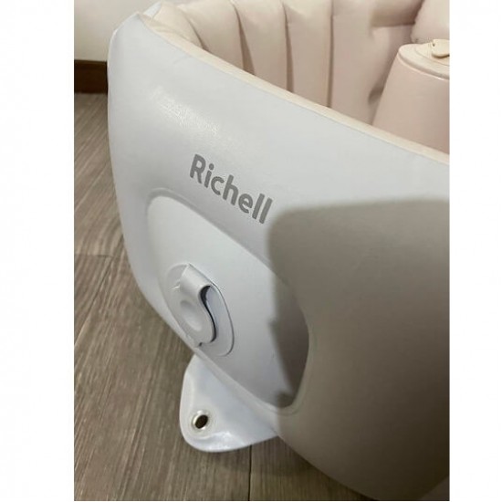 Richell STEP UP 充氣式嬰兒浴盆