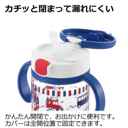 Richell aqulea 吸管杯  320ml - 花