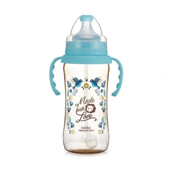 Simba 桃樂絲 PPSU自動把手寬口葫蘆大奶瓶 360ml
