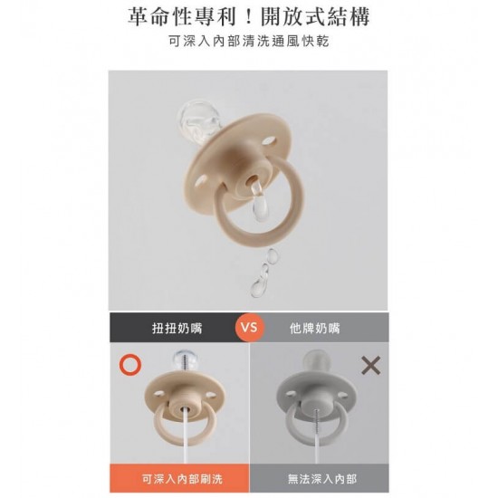 Simba 扭扭圓型安撫奶嘴 (0M+) - 藍