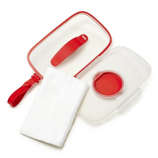 Skip Hop Grab & Go 密封濕紙巾盒 - 紅