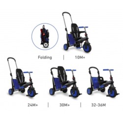 Smartrike SMARTFOLD 300 5合1折疊三輪車 - 藍色