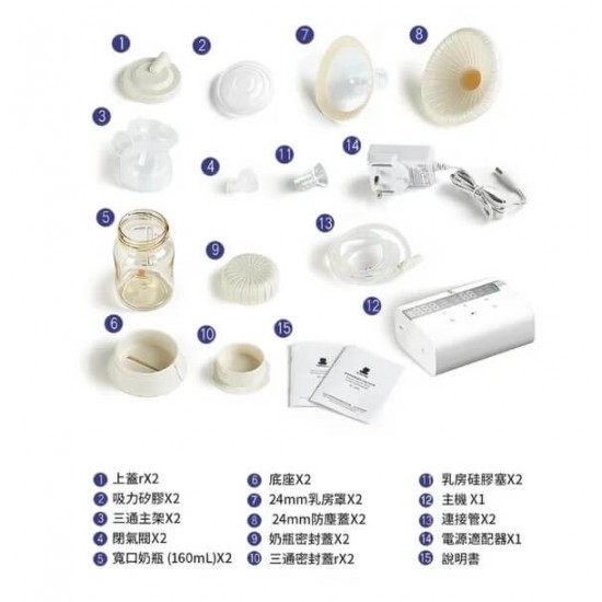 Snow Bear 小白熊奶糖電動雙邊奶泵 