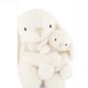 Snuggle Bunnies - Frankie the Hugging Bunny Marshmallow 30 cm