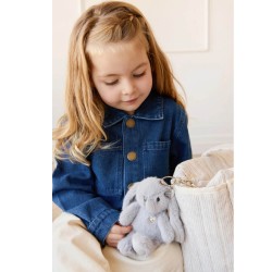 Snuggle Bunnies - Penelope Keyring - Silver