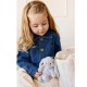Snuggle Bunnies - Penelope Keyring - Silver