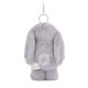 Snuggle Bunnies - Penelope Keyring - Silver