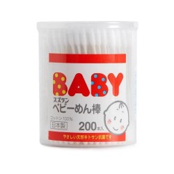 Suzuran 思詩樂嬰兒棉棒 - 200 pcs