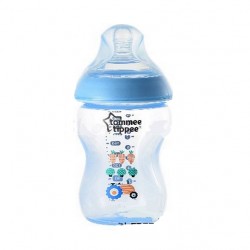 Tommee Tippee Closer to Nature 260ml PP 印花奶瓶 / 藍色