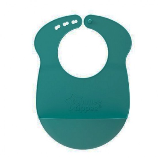 Tommee Tippee 輕便膠圍兜 - 綠色
