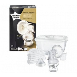  Tommee Tippee 手動奶泵連微波爐消毒盒