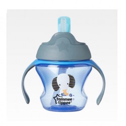 Tommee Tippee 雙耳吸管杯 - 藍色