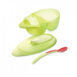 Tommee Tippee 輕便兩格碗連感溫變色匙