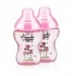 Tommee Tippee Closer to Nature 260ml PP 印花奶瓶 x 2 pcs / 粉紅
