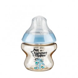 Tommee Tippee Closer to Nature 150ml PESU 印花奶瓶 - 藍色