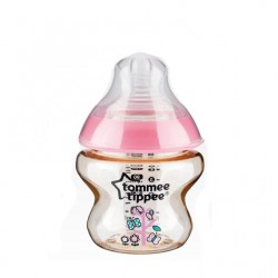 Tommee Tippee Closer to Nature 150ml PESU 印花奶瓶 - 粉紅