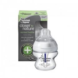 Tommee Tippee Closer to Nature 防脹氣感溫奶瓶 - 150 ml