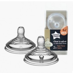 Tommee Tippee Closer to Nature 6m+ 奶瓶奶咀