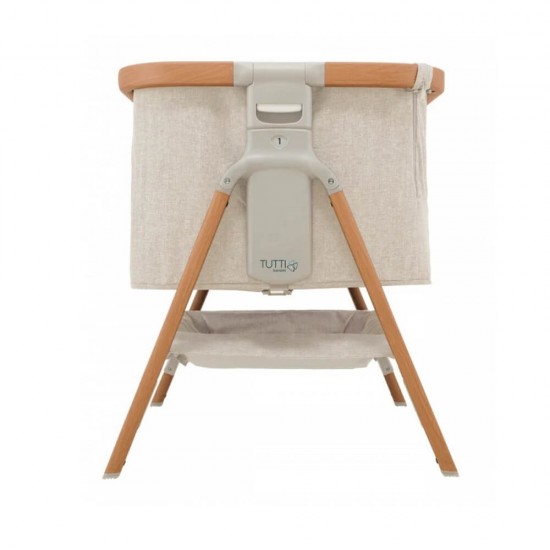 Tutti Bambini CoZee 伴睡嬰兒床 - Scandinavian Walnut / Ecru