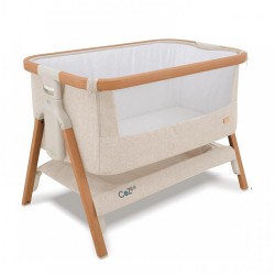 Tutti Bambini CoZee 伴睡嬰兒床 - Scandinavian Walnut / Ecru