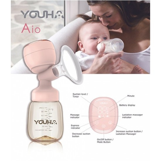 Youha Aio 電動吸奶器及哺乳按摩器