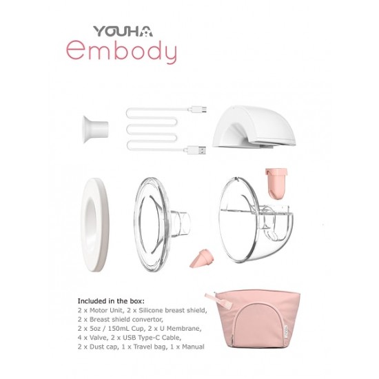 Youha 優合 embody 穿戴式智能吸奶器