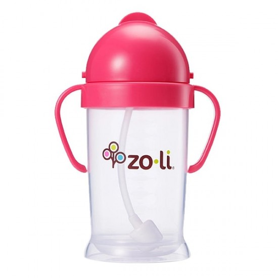 Zoli BOT 吸管杯 9 oz - 粉红